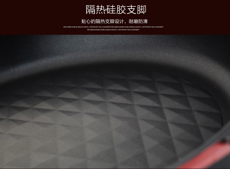 仙鹤圆形电煎锅 一体压铸锅身多功能电烤锅比萨锅大容量电饼铛40