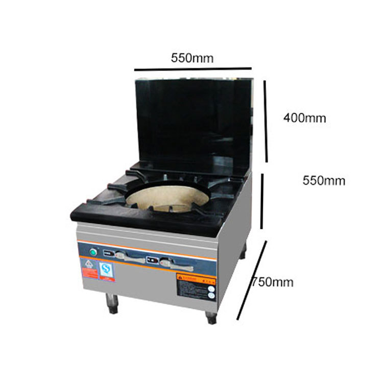 联众商用燃气灶 天然气 煤气灶 两炒一温 大功率节能炒菜机大锅灶