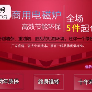 商用电磁炉电磁单头平头炉 大功率电磁炉 节能锅炉厨房设备