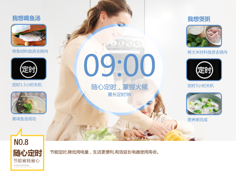 Sunpentown/尚朋堂 YS-IC34H01双头电磁炉双灶嵌入式凹面双眼炉
