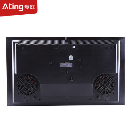 Ating/爱庭 IHJ35K嵌入式双头电磁炉大功率触屏家用炒菜火锅凹面