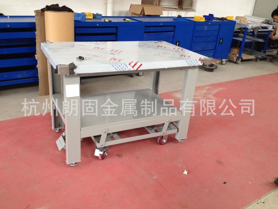 厂家直销生产线移动工作台 定做双层工作桌升降工作台批发