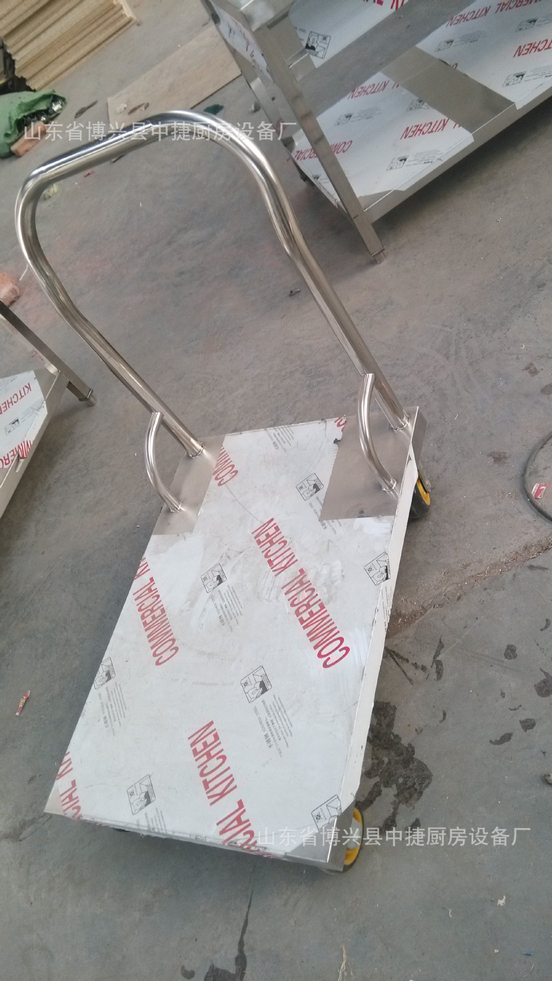 不锈钢收残车残食车 酒店饭店厨房设备 餐车平板车 生产厂家