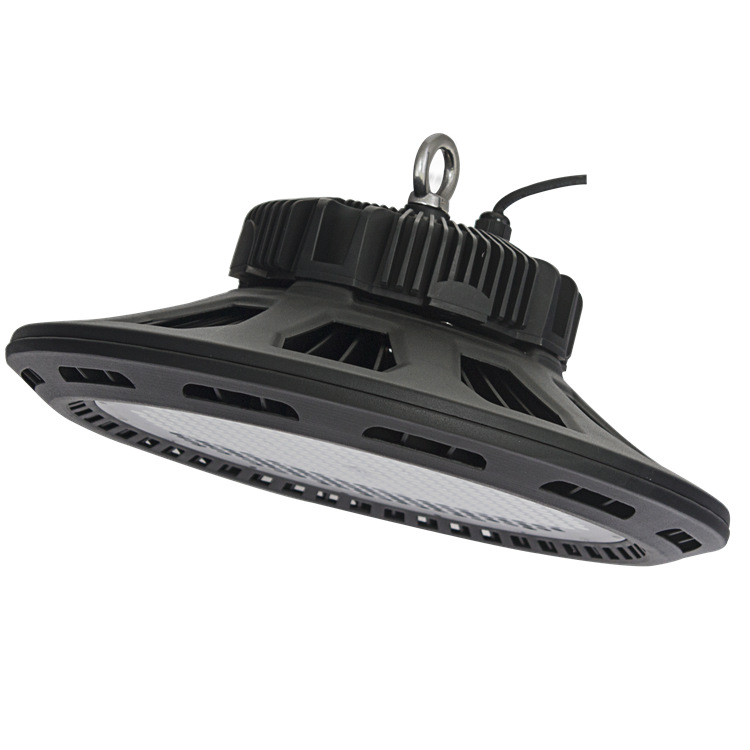 新款LED100W超薄工况灯 UFO高亮飞碟的 100W鳍片高棚灯质保5年