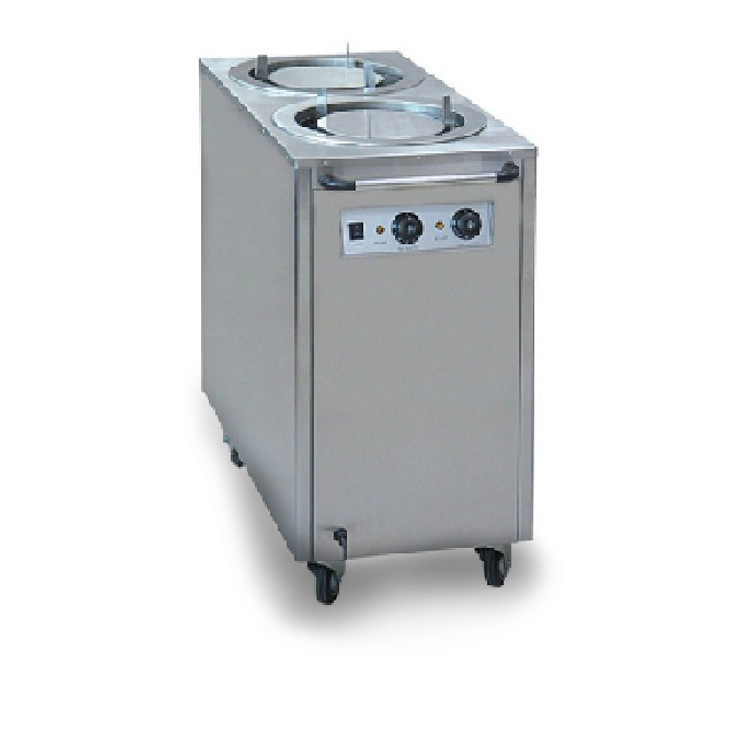 佳斯特DR-2电热保温暖碟台厂家商用保温双头暖碟机不锈钢运碟车