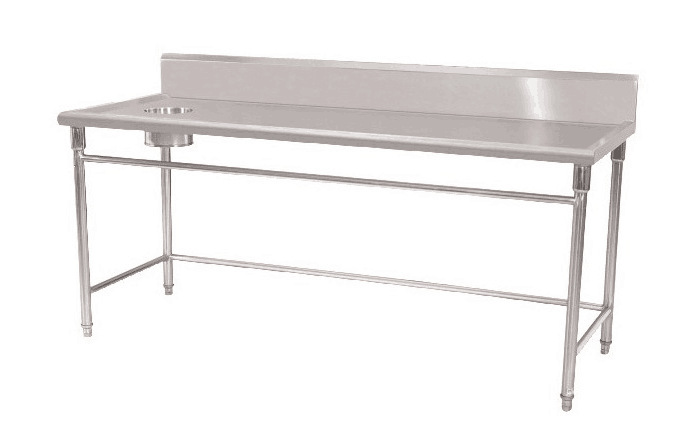 专业定制工作台 非标订制不锈钢定做洁碟台 餐具放置台 污碟台