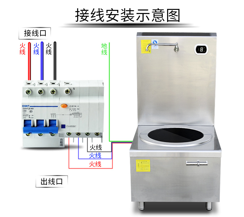 大功率商用电磁炉15kw平面煲汤电磁炉酒店饭堂矮汤炉低汤炉节能灶