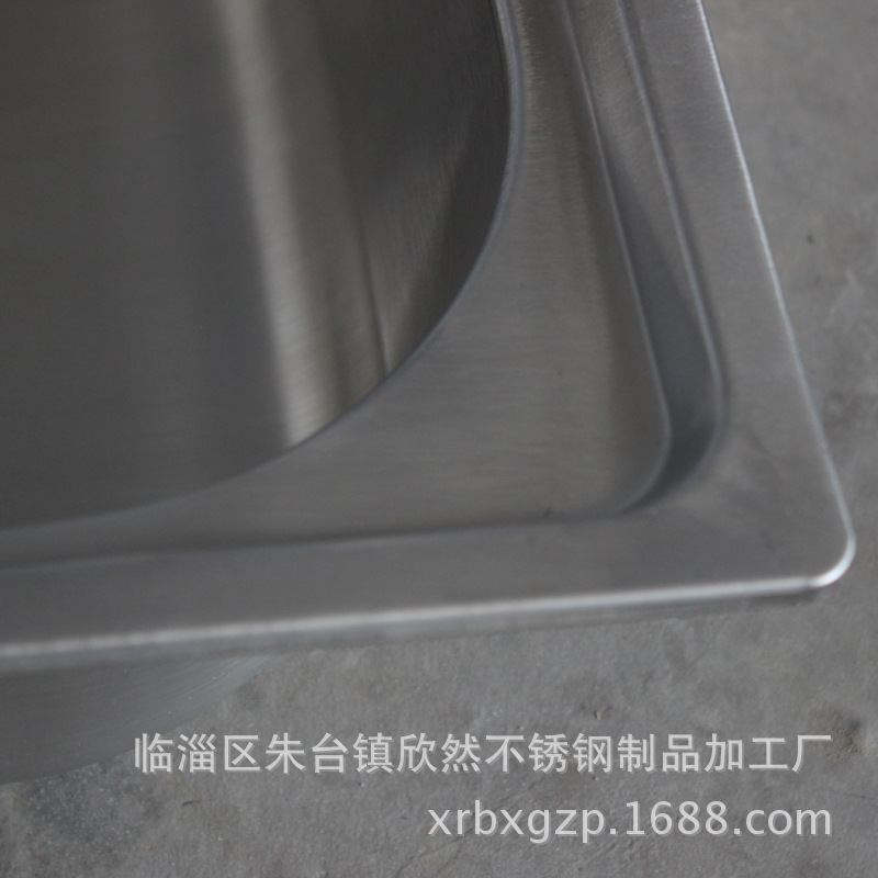 厂家现货直供 75x40不锈钢双星水池 欣然厨房设备不锈钢洗碗水槽