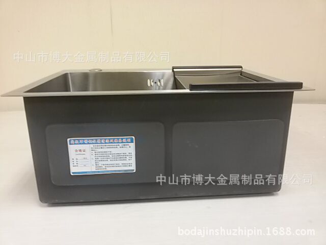 工厂直供 304不锈钢水池水槽 手工洗涮池 手工洗菜盘沥水池60*40B