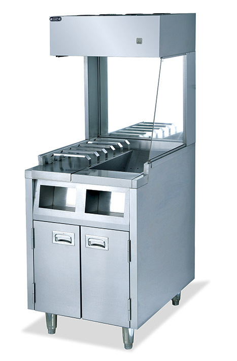 欧特立式薯条工作站肯德基专用商用工作台不锈钢薯条保温柜汉堡店