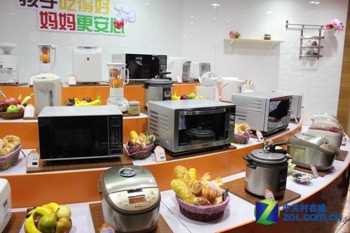 现场展示松下厨房电器