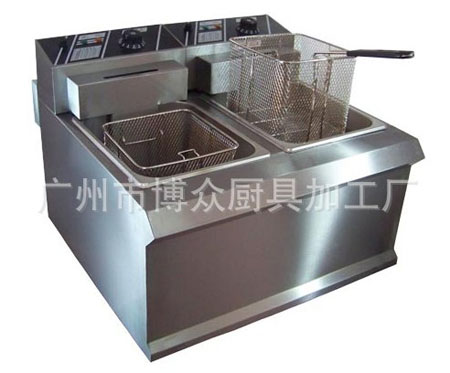 西餐厨房设备zL-72双缸燃气炸炉580元/台